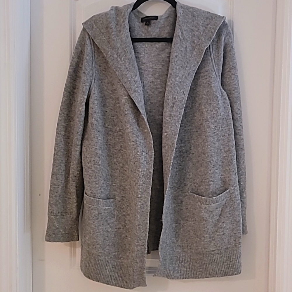 Wool blend throw sweater